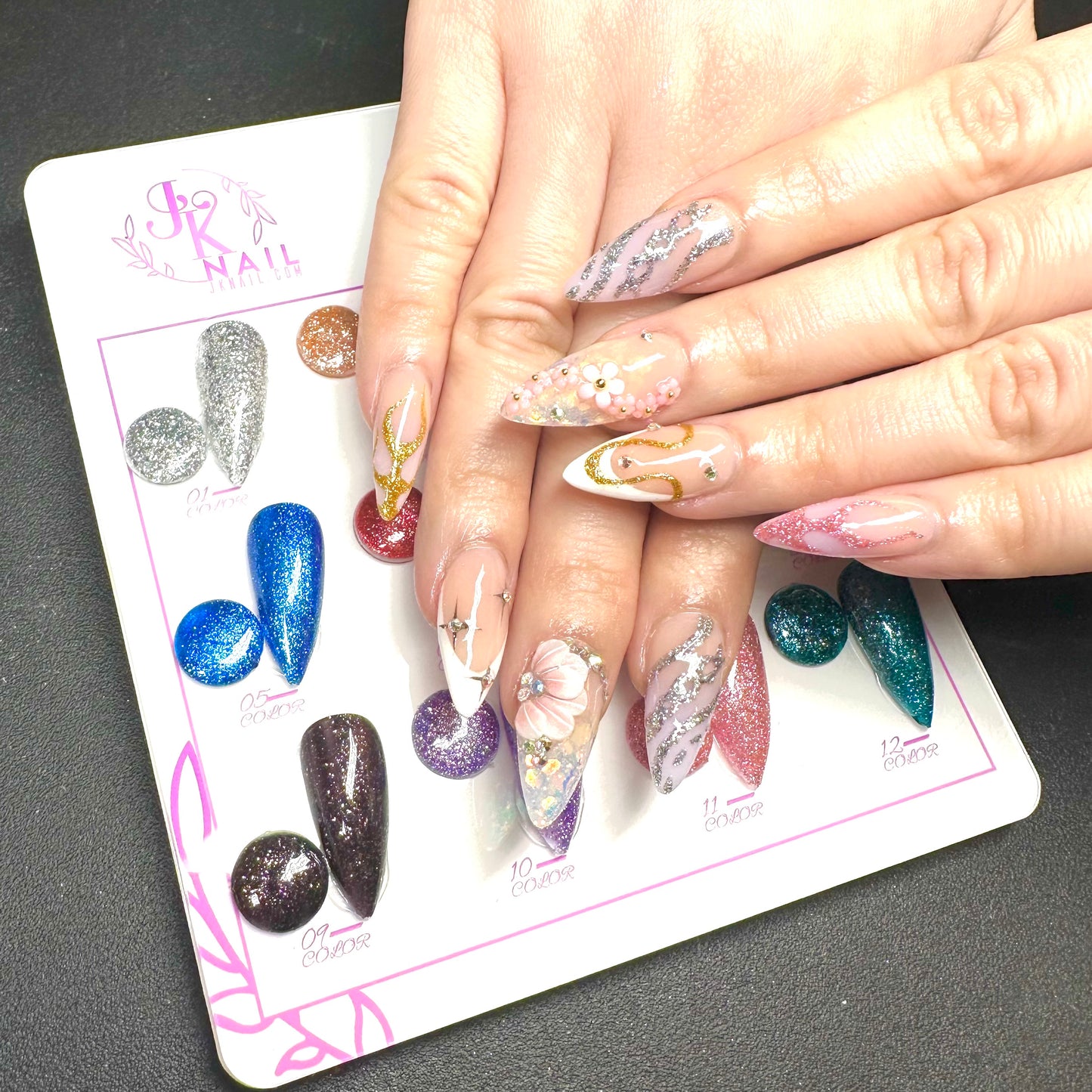 Platinum gel polish (12color)