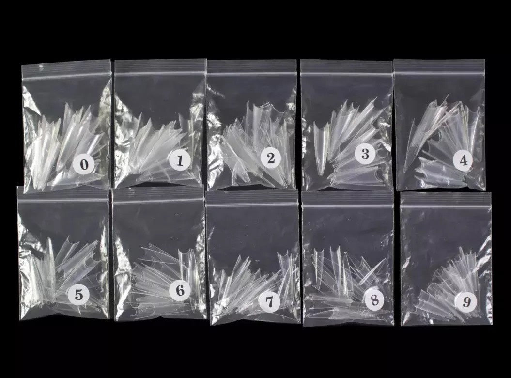 Nail Tip Long More Stiletto 500pc/bag & Refill