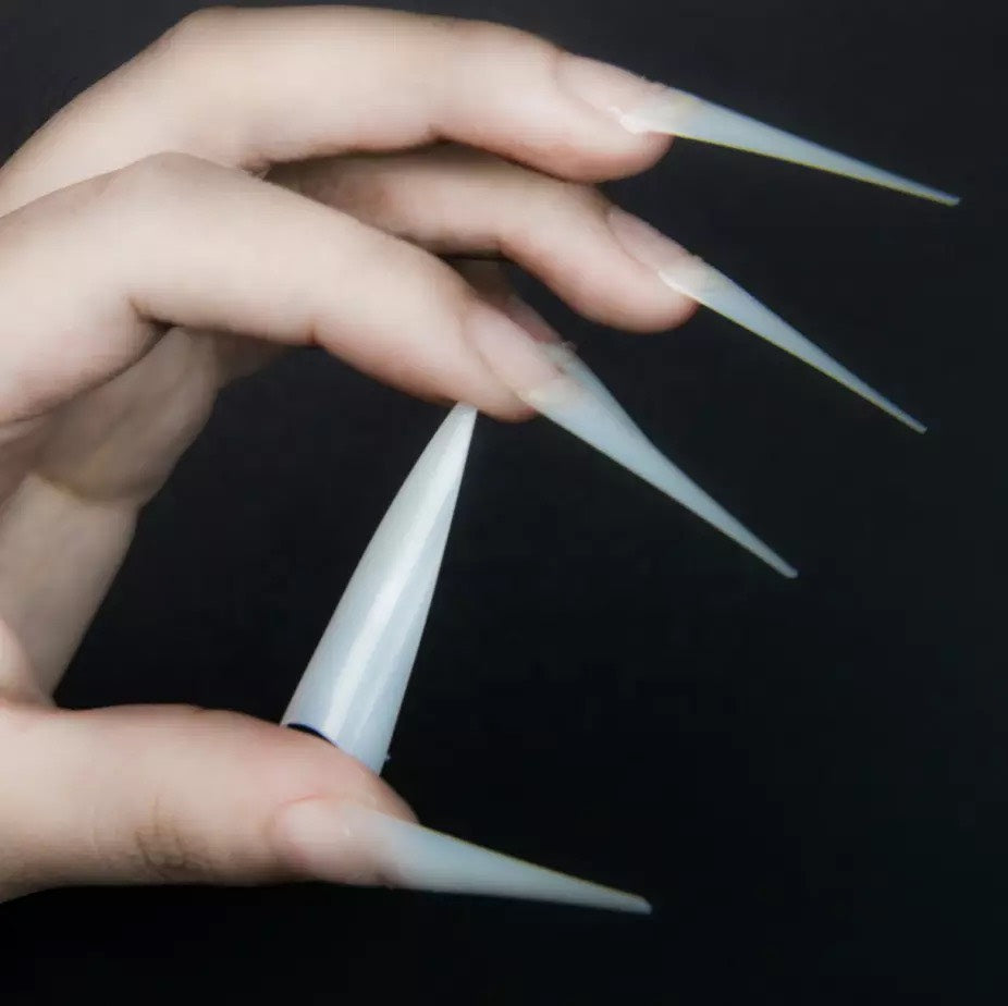 Nail Tip Long More Stiletto 500pc/bag & Refill