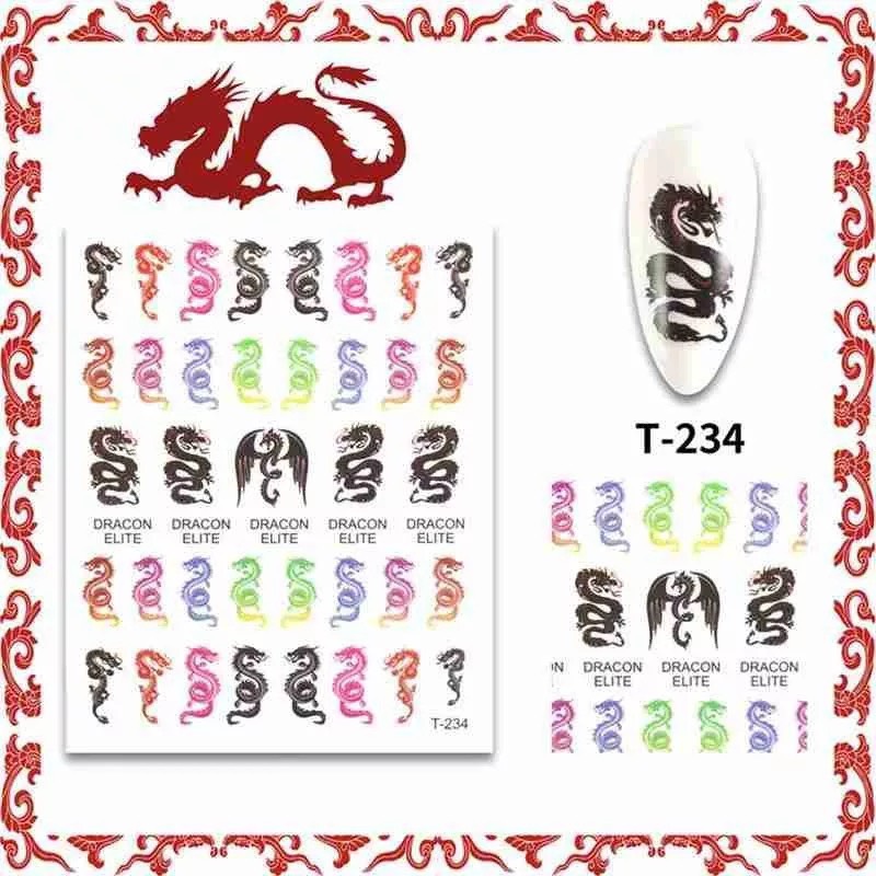 Sticker Dragon Set (Full 9 Styles)