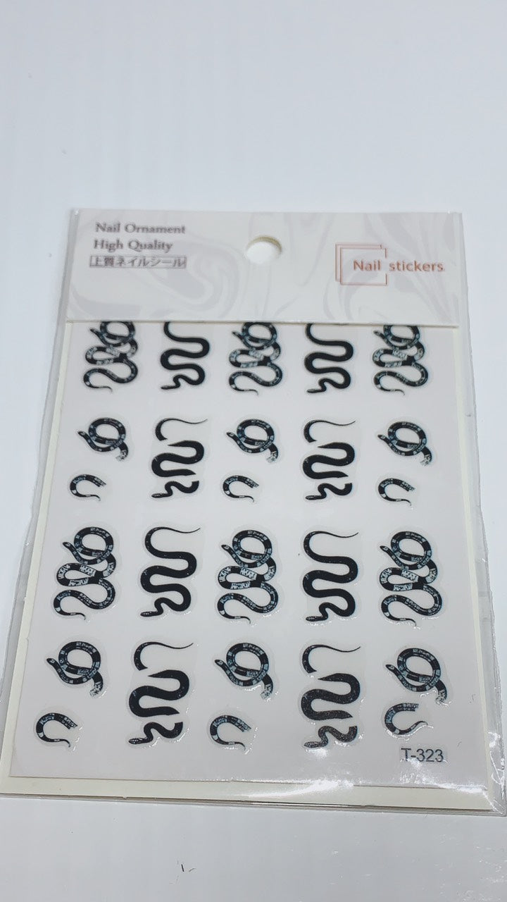 Sticker Set Snake & Skull 3pcs