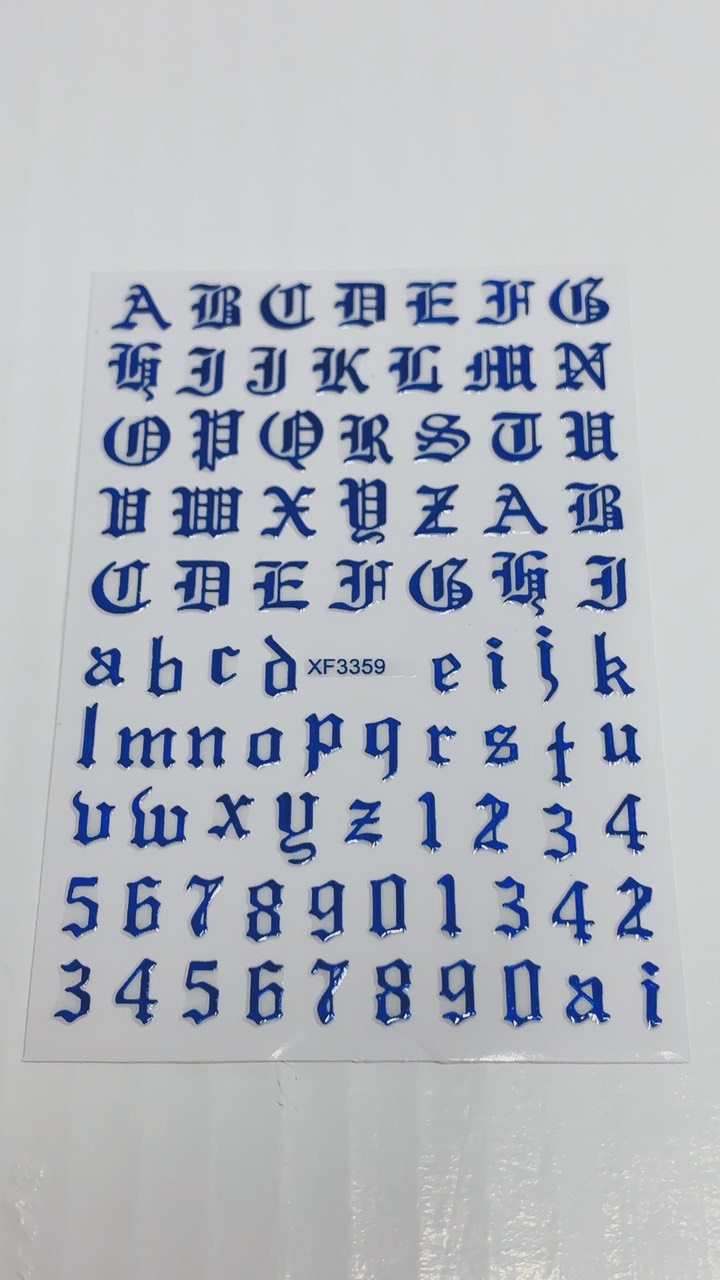 Sticker Letter 1pcs