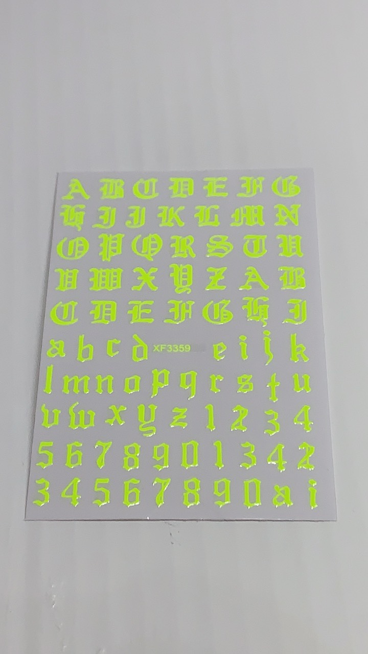 Sticker Letter 1pcs