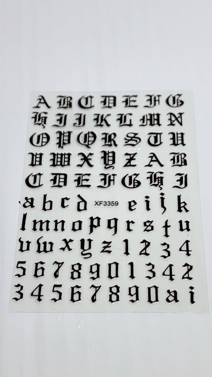 Sticker Letter 1pcs