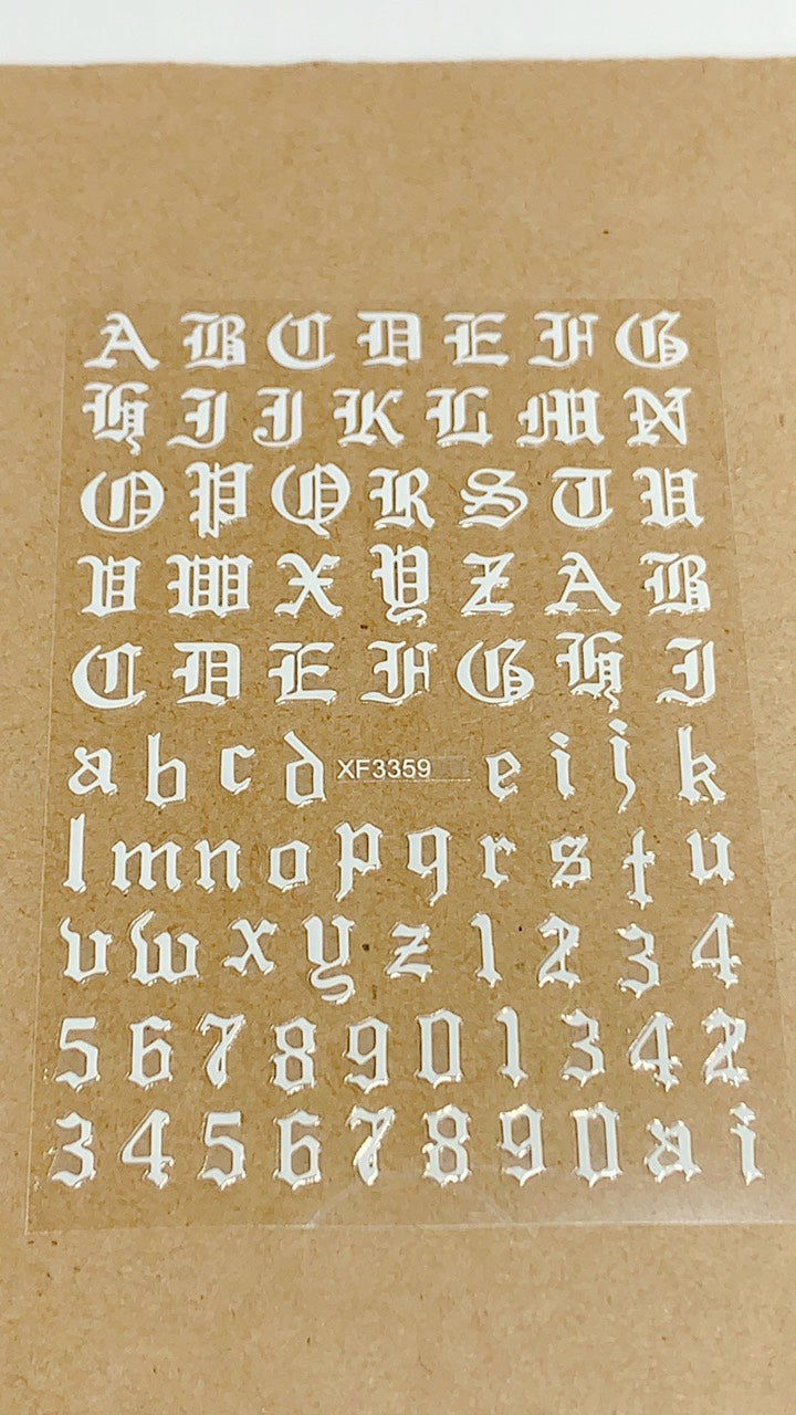 Sticker Letter 1pcs