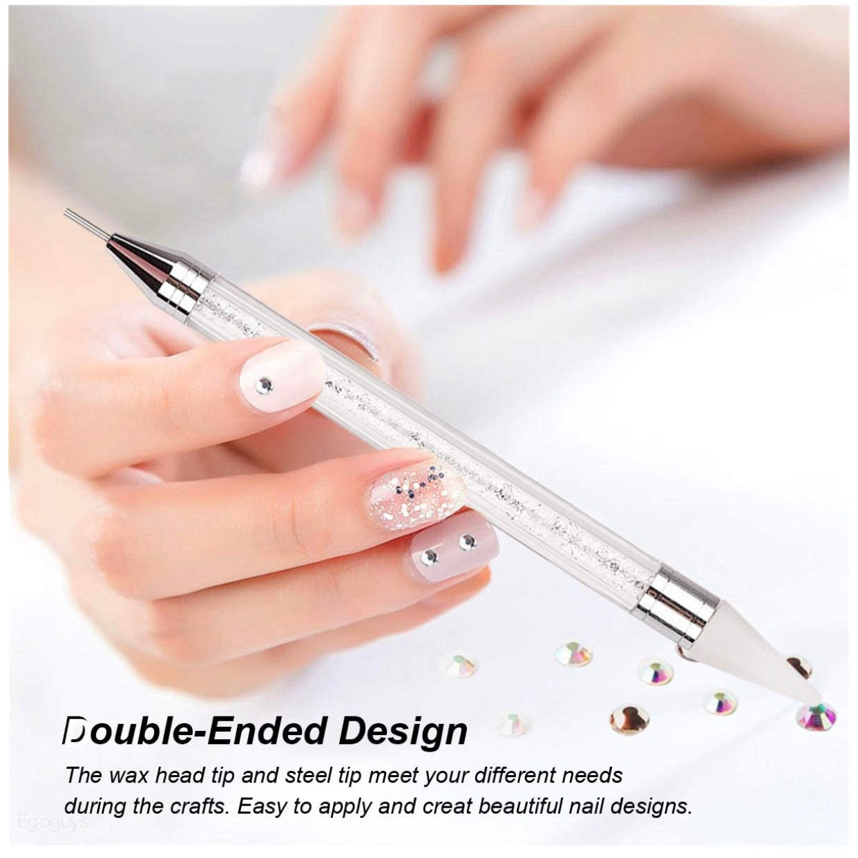 Rhinestone Dotting Pen Double Different Head Tips