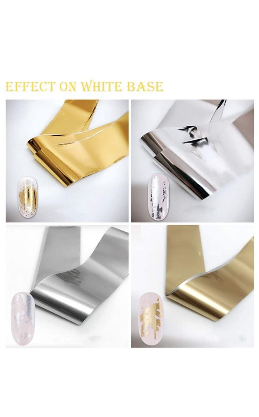 Foil Metalic Nail (10 Colors)