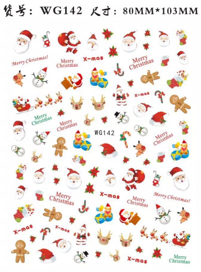 Sticker Set Chrismas Time 4pcs