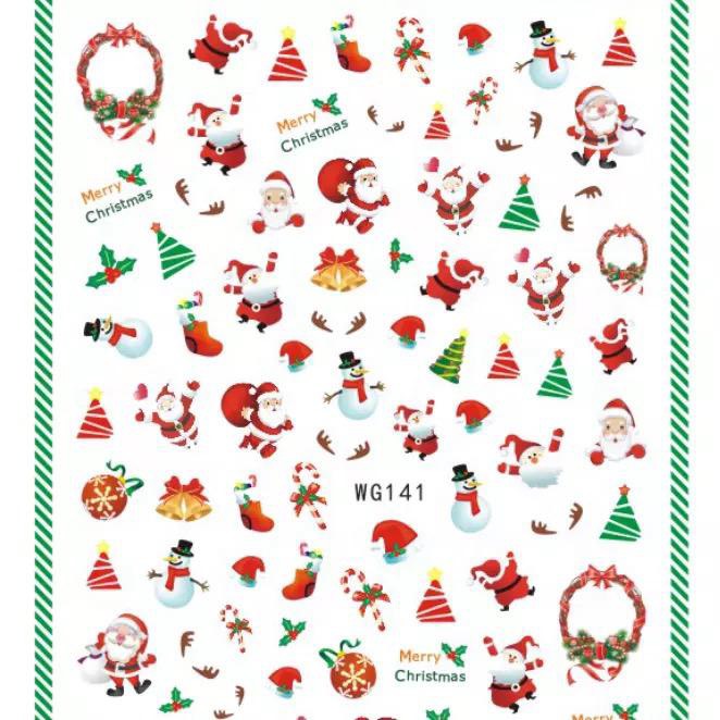 Sticker Set Chrismas Time 4pcs