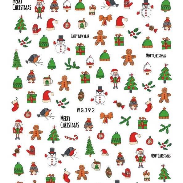Sticker Set Chrismas Time 4pcs