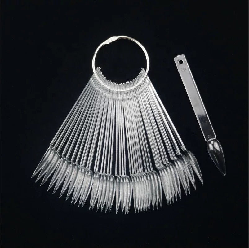 Nail Tip Fro Polish Color 40pcs | Stiletto