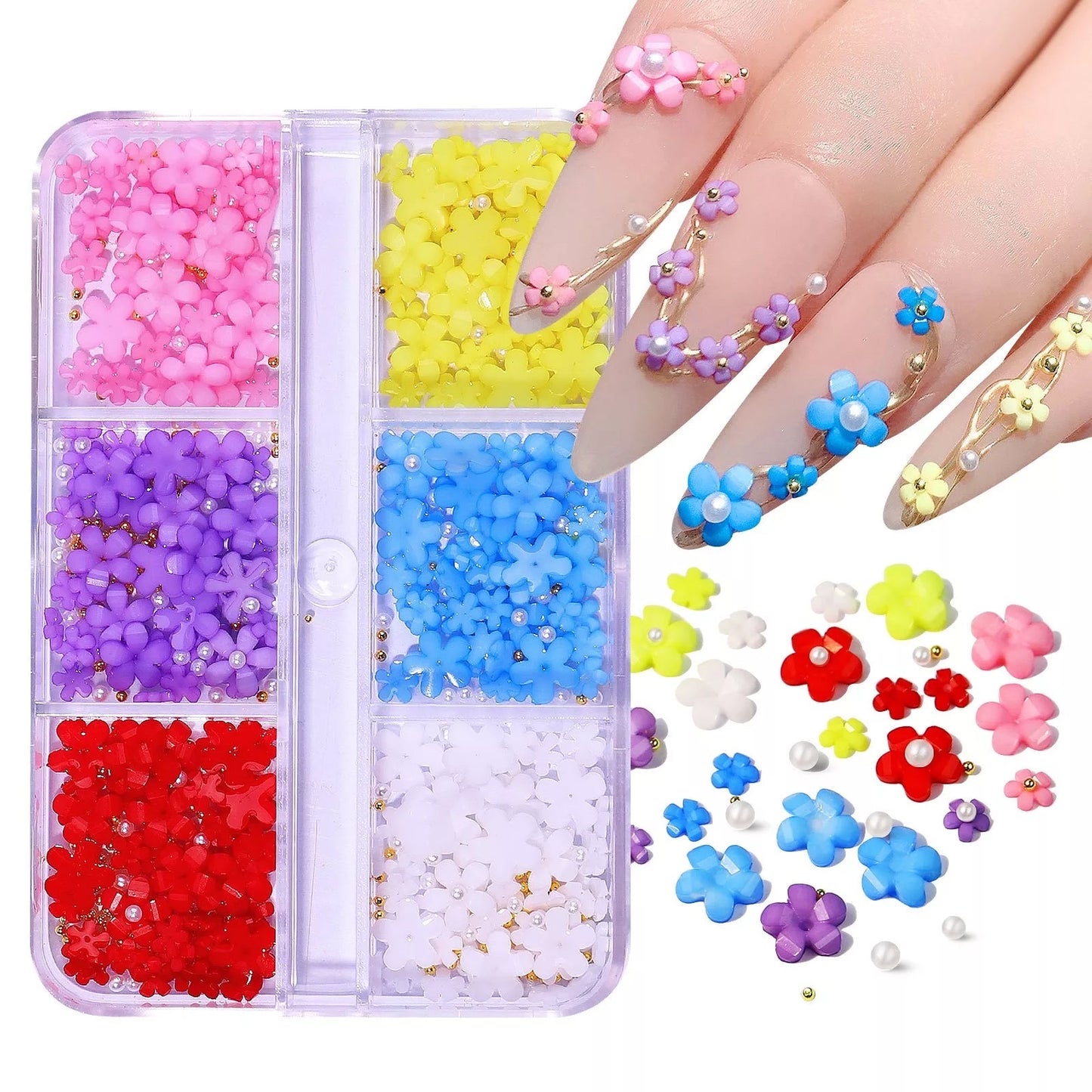 3D Flower 6 color