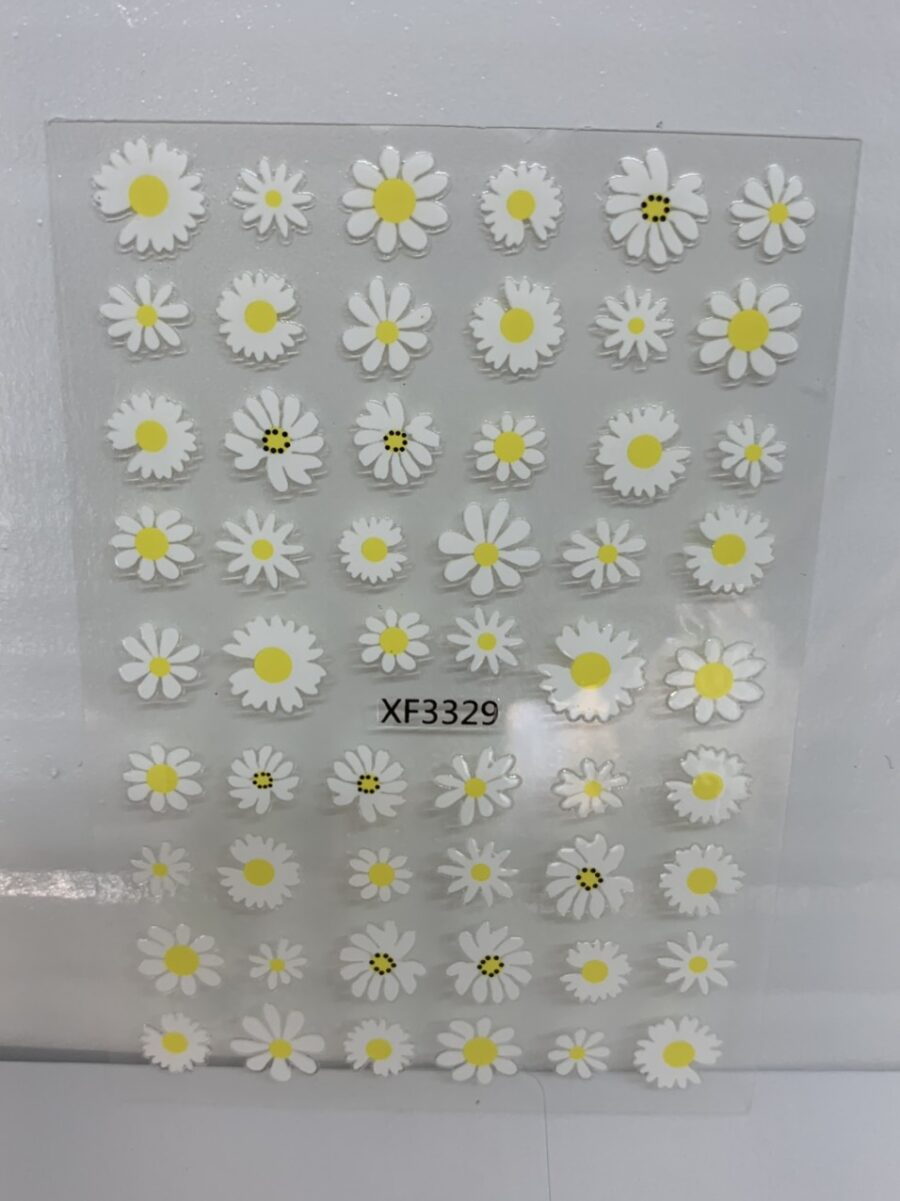 Stickers Flower Nail Art Adhesive 2 pcs