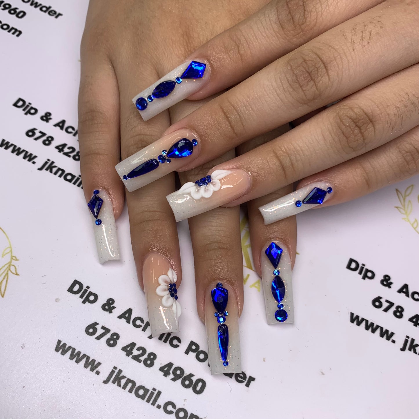 Diamond Rhinestone - Blue | FREE DIAMOND GEL + DIAMOND PEN + GEL BRUSH