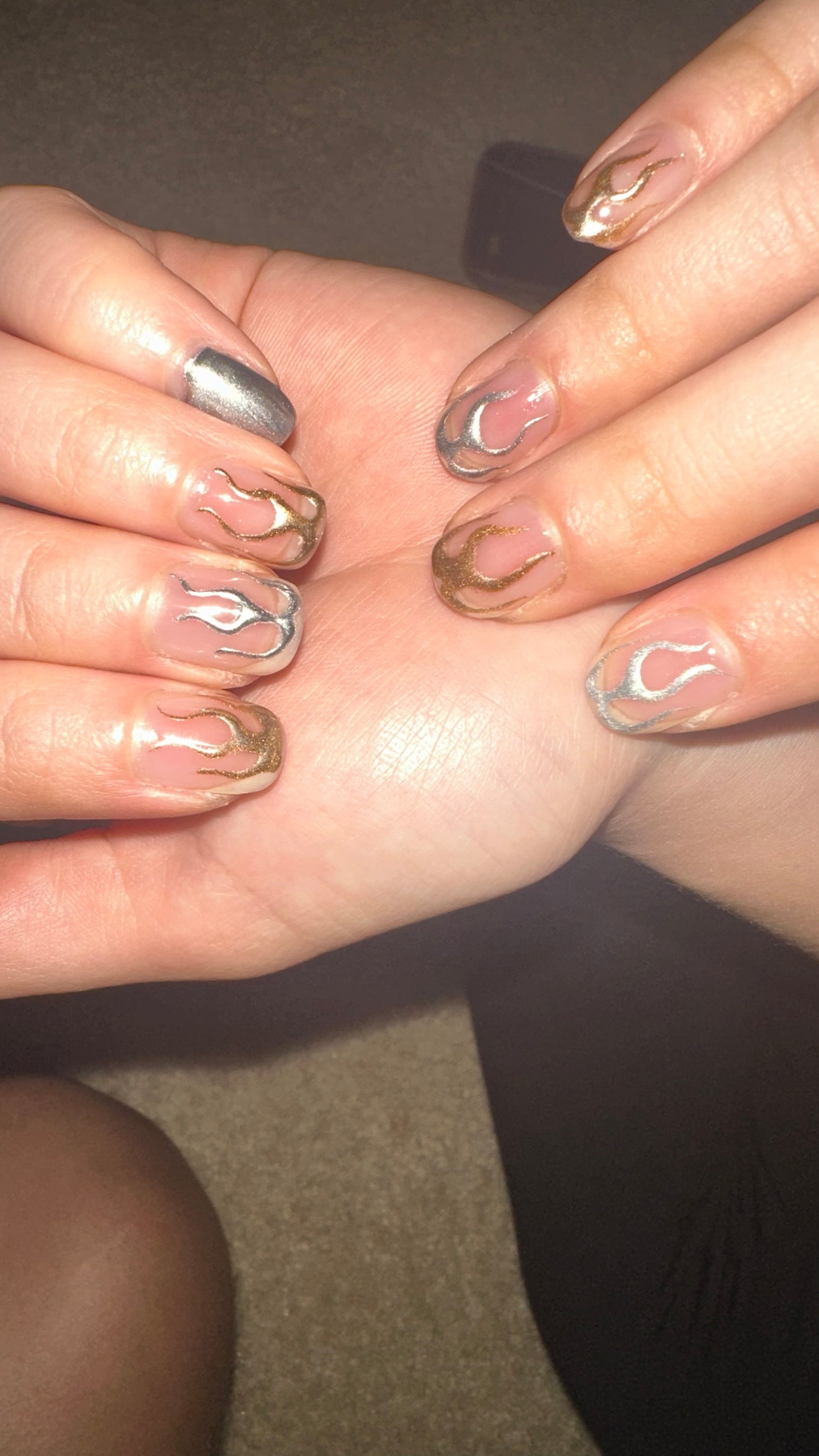 Liner Metallic gel (silver) & (gold)