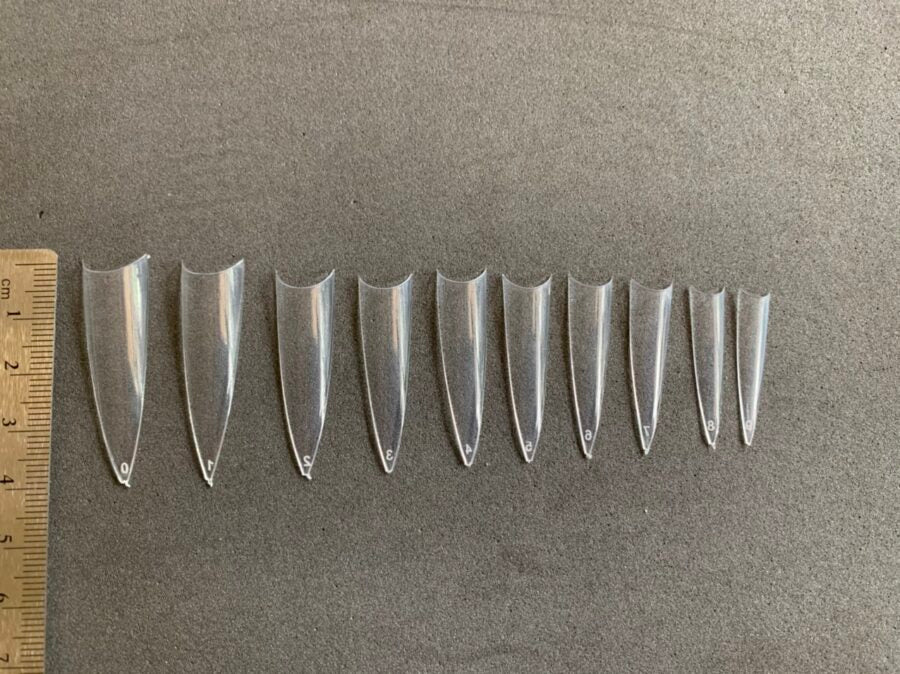 Nail Tip Long Medium Stiletto 600pc/bag | BUY 10 GET 1 FREE