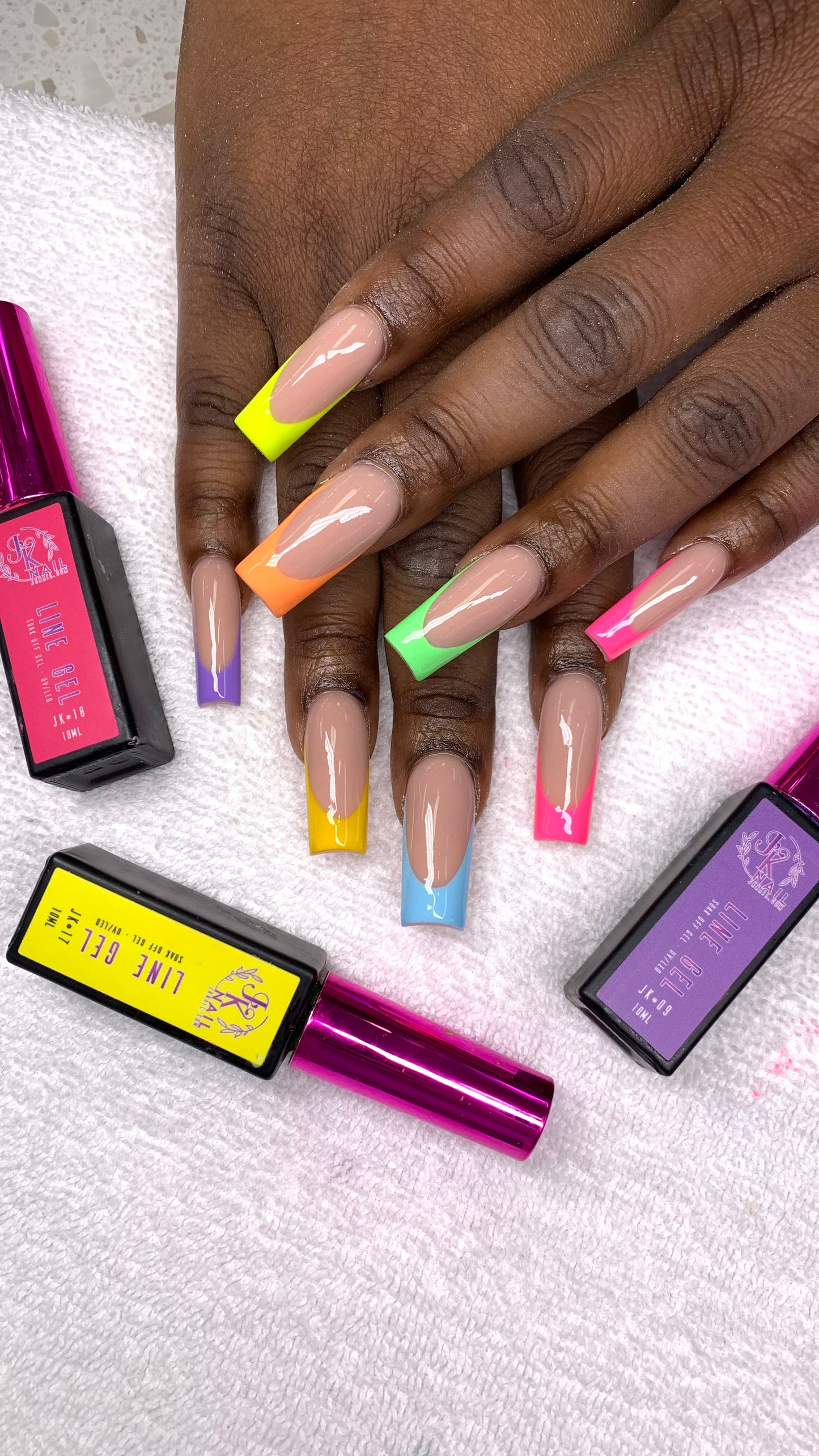 Line Gel 24 Colors | FREE 1 2-SIDED LINER ART BRUSH
