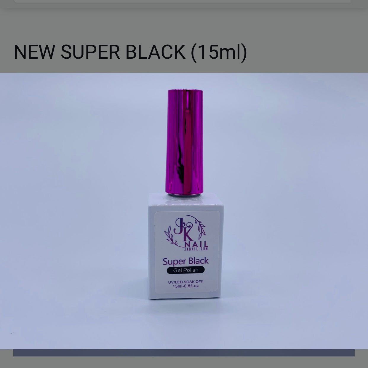 Black Gel quickly dries (khô nhanh)
