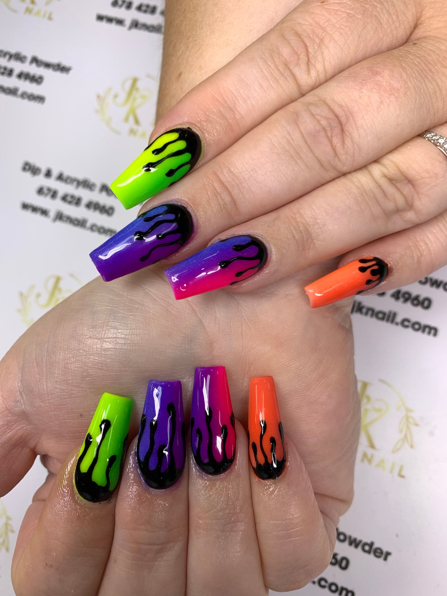 Neon Pigment Nail Powder (12 color)