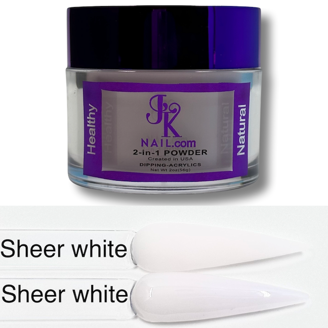Sheer White (20oz) & (2oz)