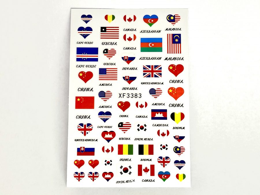 Sticker July 4th Design 1pcs
