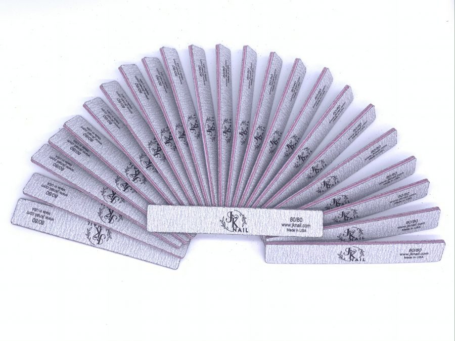 Nail File Square 80/80 USA 25 pcs( super nhám)