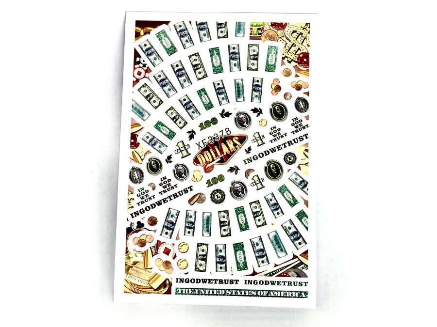Sticker July 4th Design 1pcs