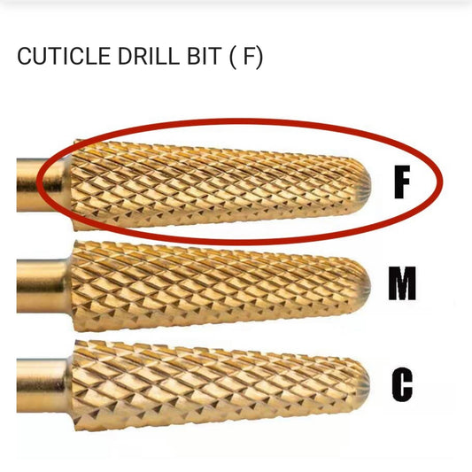 Drill Bit F clean under nails & cuticle
