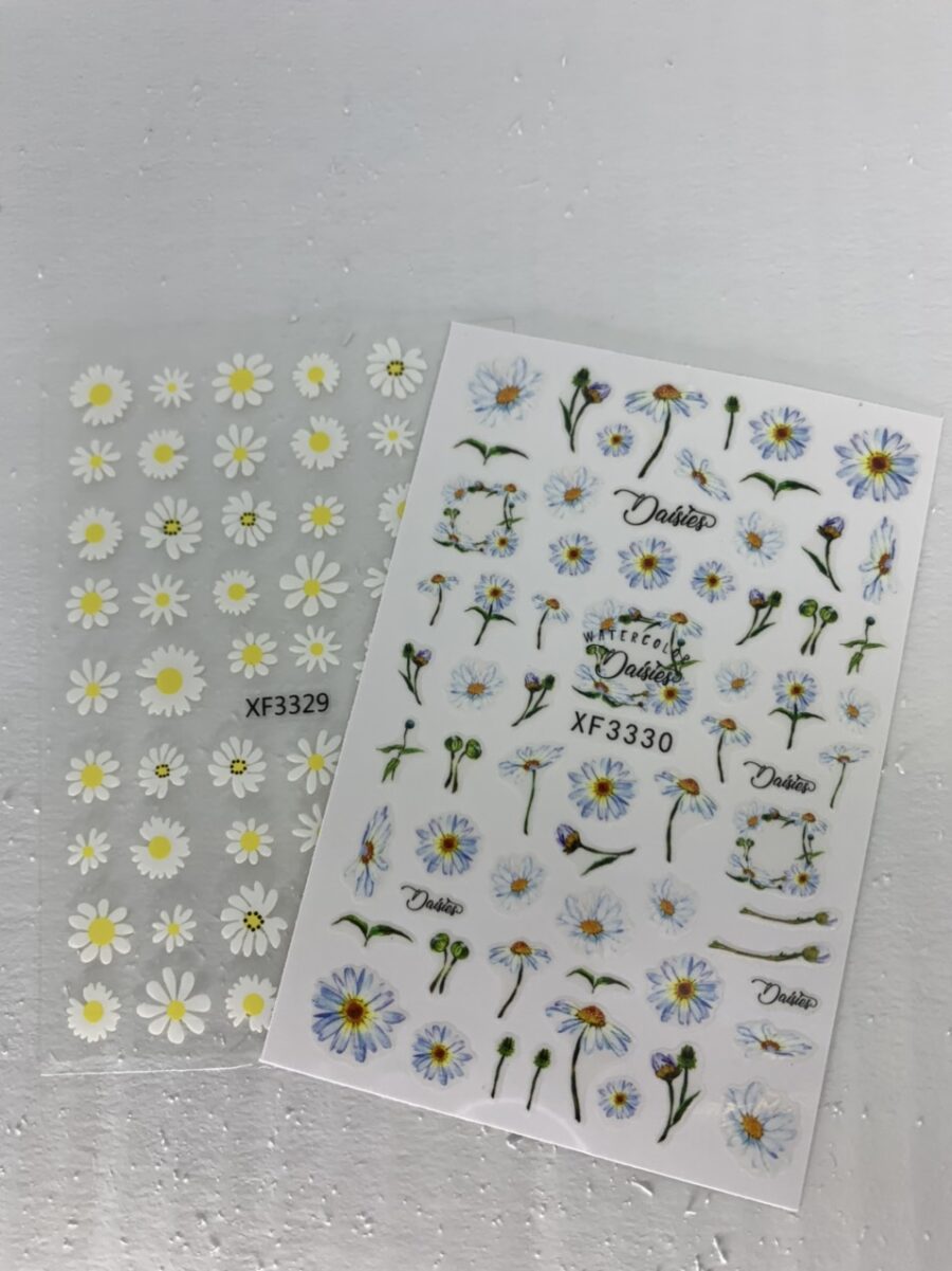 Stickers Flower Nail Art Adhesive 2 pcs
