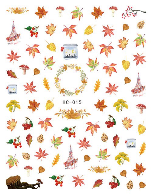 Sticker Autumn Set 2 pcs| 02
